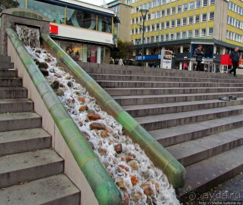 Пешеходная зона Мальме