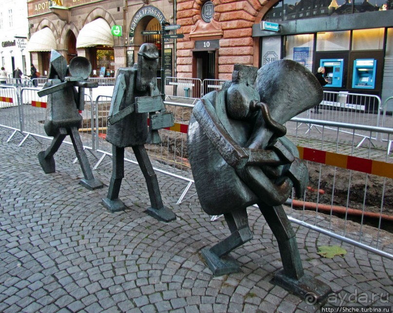 Пешеходная зона Мальме