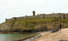 Замок викингов на острове святого Патрика (Остров Мэн - Британская корона)