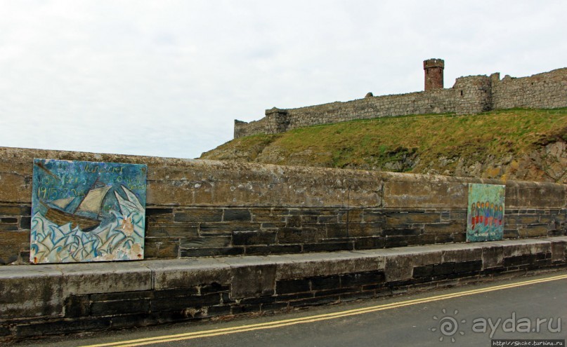 Замок викингов на острове святого Патрика (Остров Мэн - Британская корона)
