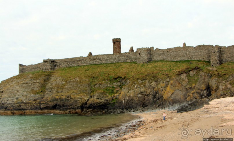 Замок викингов на острове святого Патрика (Остров Мэн - Британская корона)