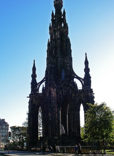 Эдинбург, двадцатиминутная фотосессия на бегу отель-вокзал