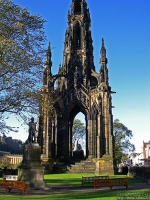 Эдинбург, двадцатиминутная фотосессия на бегу отель-вокзал