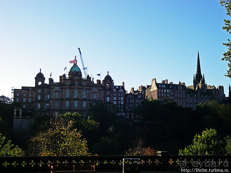 Эдинбург, двадцатиминутная фотосессия на бегу отель-вокзал