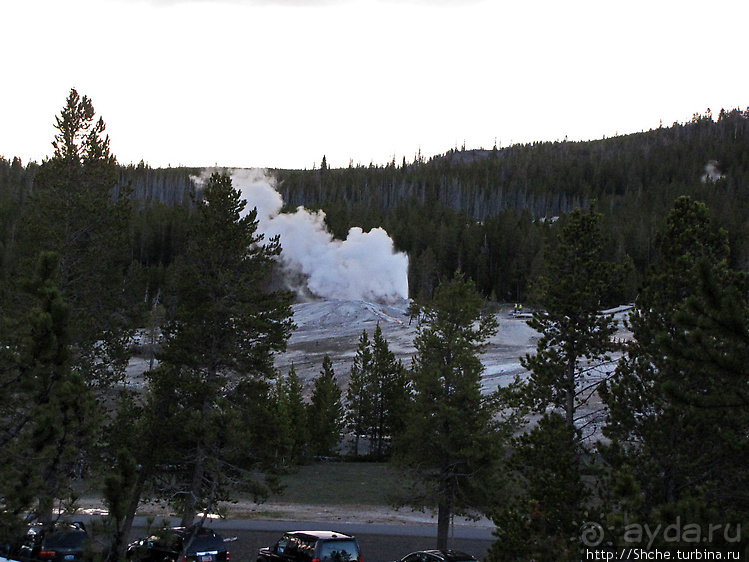 Просто во время выглянул в окно... «Работа» гейзера Lion