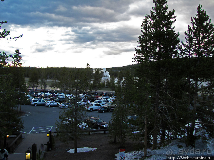 Просто во время выглянул в окно... «Работа» гейзера Lion