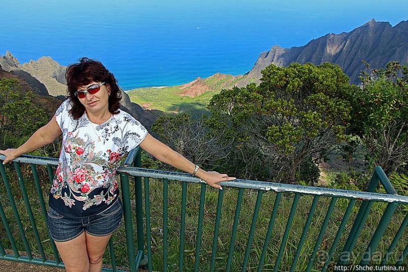 Kalalau lookout — конец автогеографии острова Кауаи