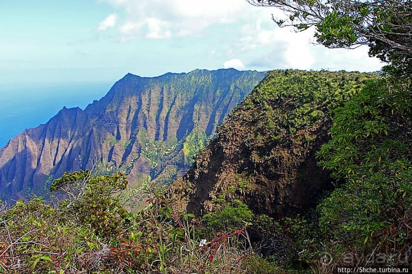 Kalalau lookout — конец автогеографии острова Кауаи