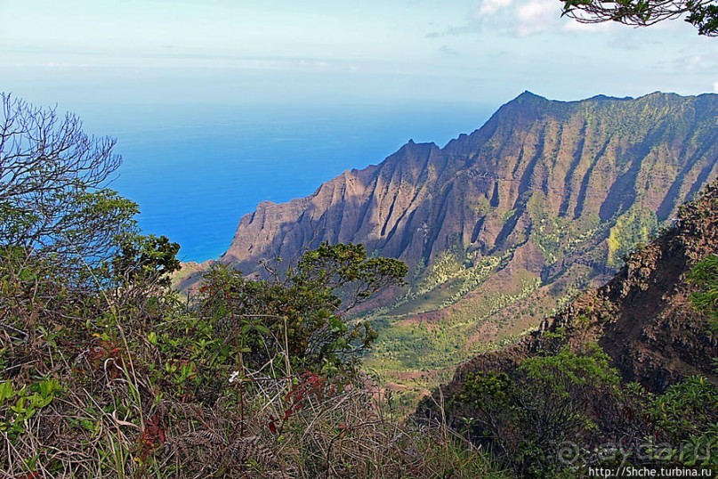 Kalalau lookout — конец автогеографии острова Кауаи