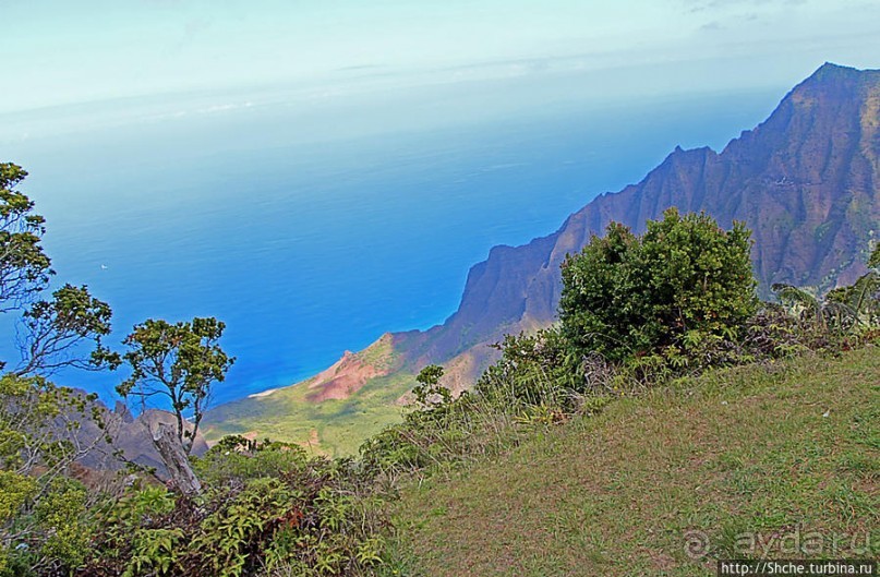 Kalalau lookout — конец автогеографии острова Кауаи