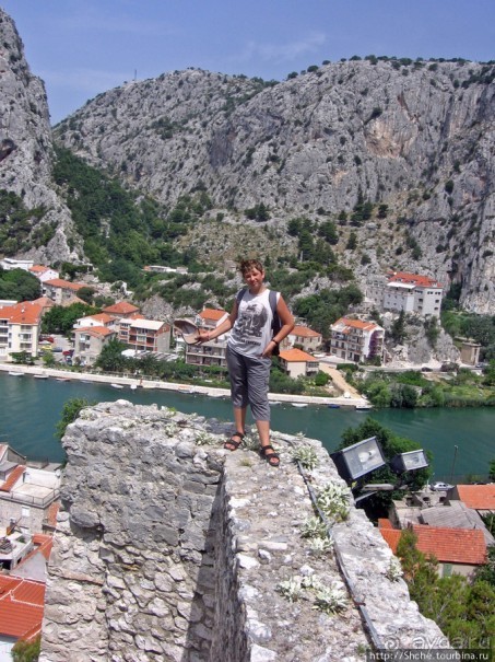 Омиш — приятный городок в устье реки Цетина