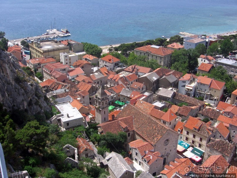 Омиш — приятный городок в устье реки Цетина