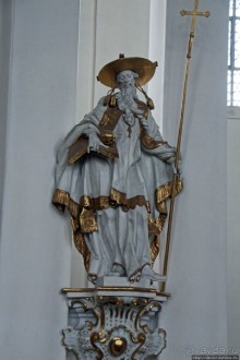 Вершина баварского рококо в деревенской церкви в Висе