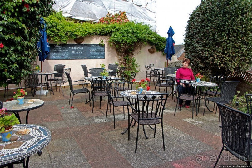 Солнечная терраса и душистый чай в Розеле