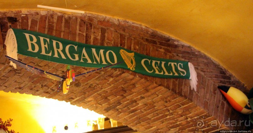 Ирландский паб в старом Бергамо