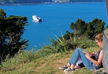 Гора Виктория — первый взгляд на Веллингтон и залив Фицрой