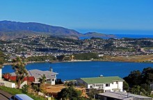 Гора Виктория — первый взгляд на Веллингтон и залив Фицрой