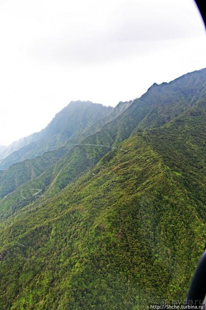 На вертолете над Кауаи. Этап 1. Горы и водопады. Окончание