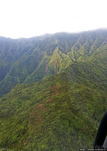 На вертолете над Кауаи. Этап 1. Горы и водопады. Окончание