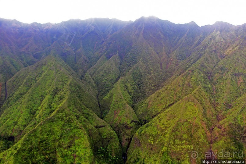 На вертолете над Кауаи. Этап 1. Горы и водопады. Окончание