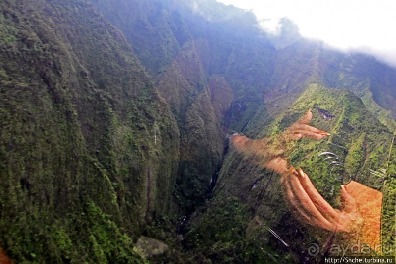 На вертолете над Кауаи. Этап 1. Горы и водопады. Окончание