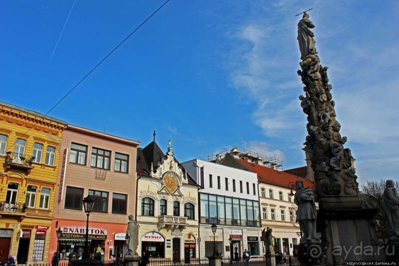 Чумная колона Непорочной Девы Марии, один из символов Кошице