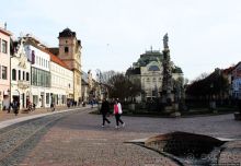 Чумная колона Непорочной Девы Марии, один из символов Кошице