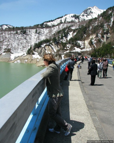 Плотина на реке Куробе — самая высокая плотина Японии