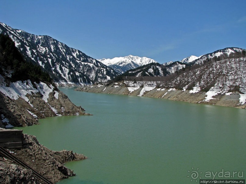 Плотина на реке Куробе — самая высокая плотина Японии