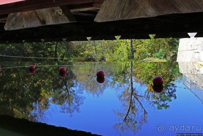В гостях у Радуги. Крытые мосты Вермонта. Paper Mill Bridge