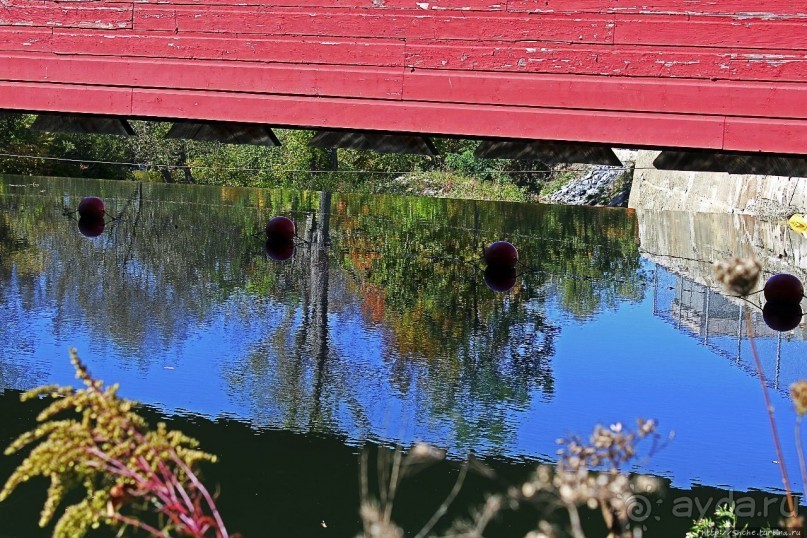 В гостях у Радуги. Крытые мосты Вермонта. Paper Mill Bridge