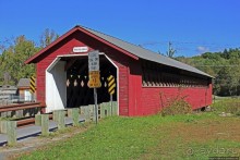 В гостях у Радуги. Крытые мосты Вермонта. Paper Mill Bridge