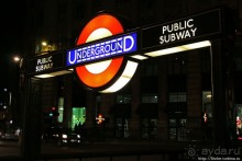 Огни ночного Лондона. Район London Bridge