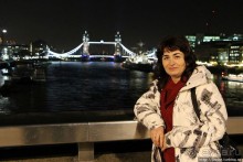Огни ночного Лондона. Район London Bridge
