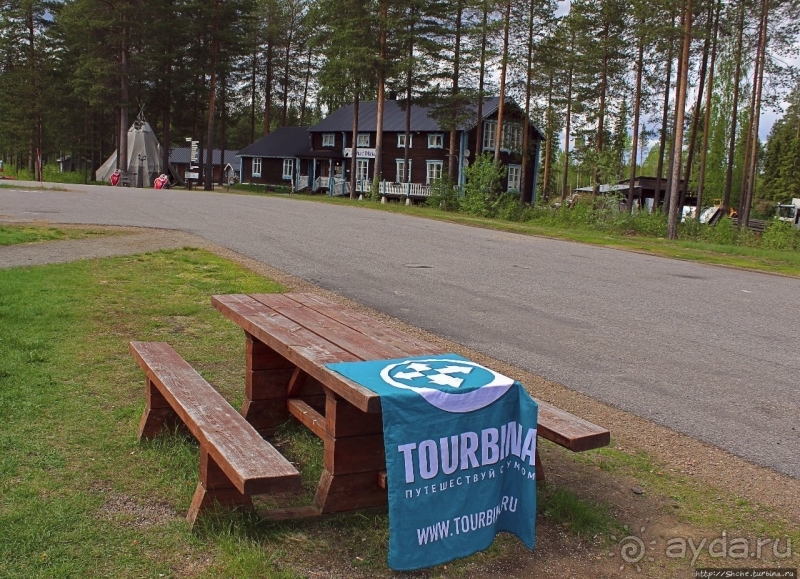 Еще одна незримая линия... Северный полярный круг в Швеции