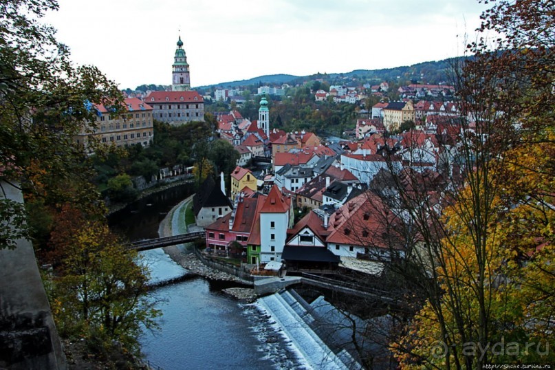 Чешский Крумлов — город на Влтаве