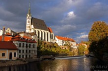Чешский Крумлов — город на Влтаве