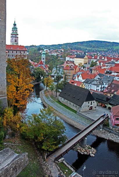 Чешский Крумлов — город на Влтаве