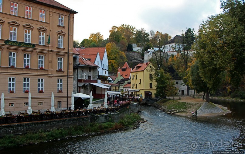 Чешский Крумлов — город на Влтаве
