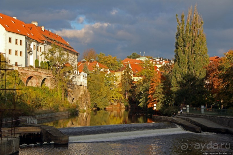 Чешский Крумлов — город на Влтаве