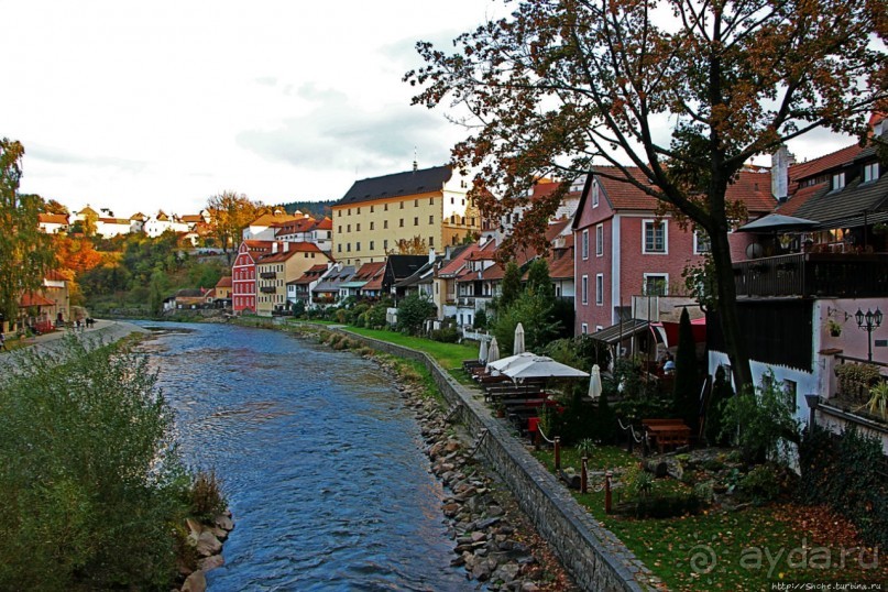Чешский Крумлов — город на Влтаве