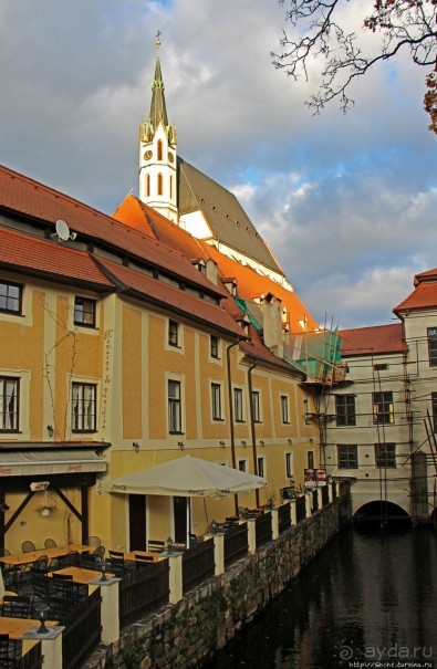 Чешский Крумлов — город на Влтаве