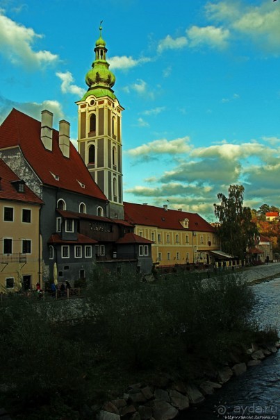Чешский Крумлов — город на Влтаве