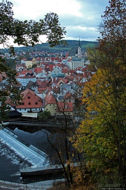 Чешский Крумлов — город на Влтаве