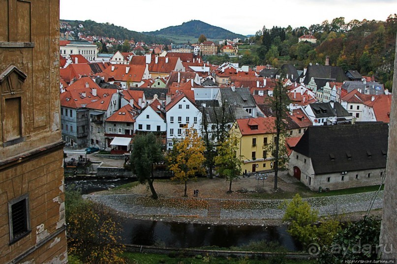 Чешский Крумлов — город на Влтаве