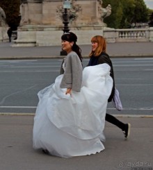 Люблю рассматривать чужих невест... Китаянки на Сене