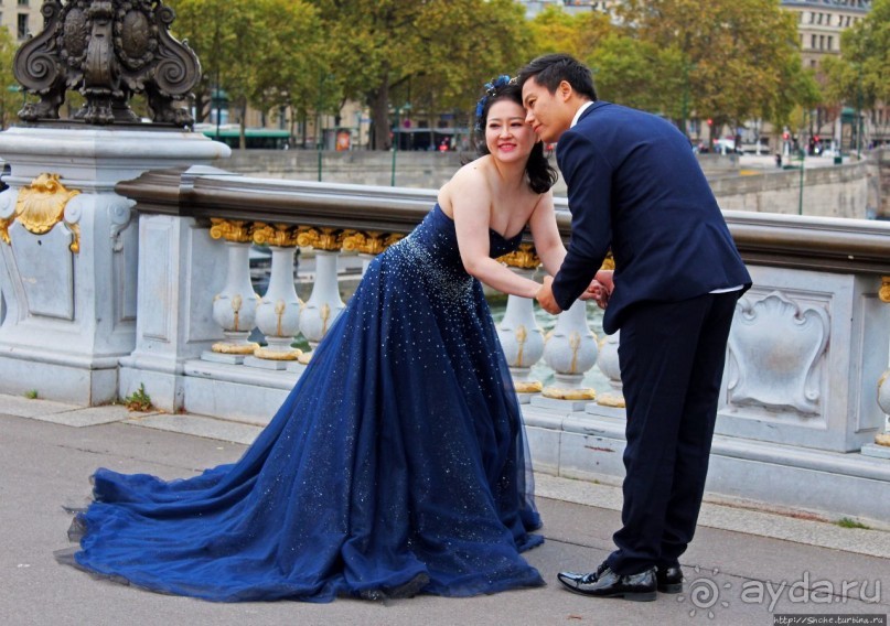 Люблю рассматривать чужих невест... Китаянки на Сене