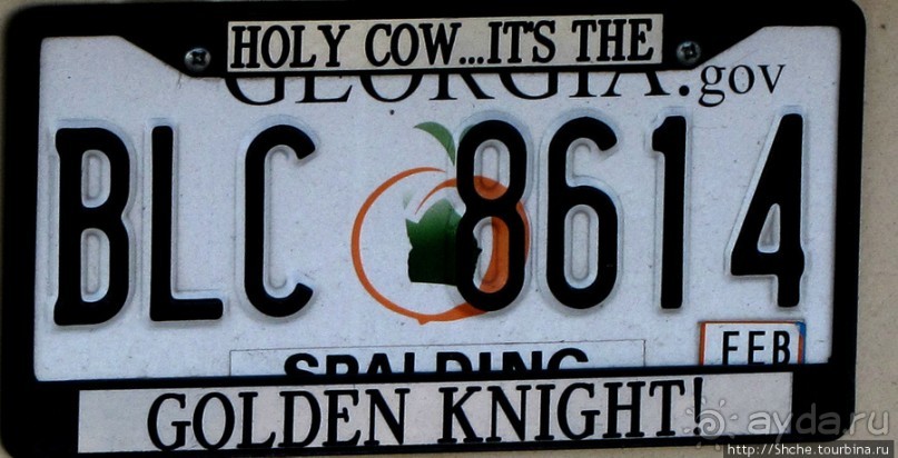 Альбом отзыва "Номерные знаки США — краткая характеристика штата и хозяина"