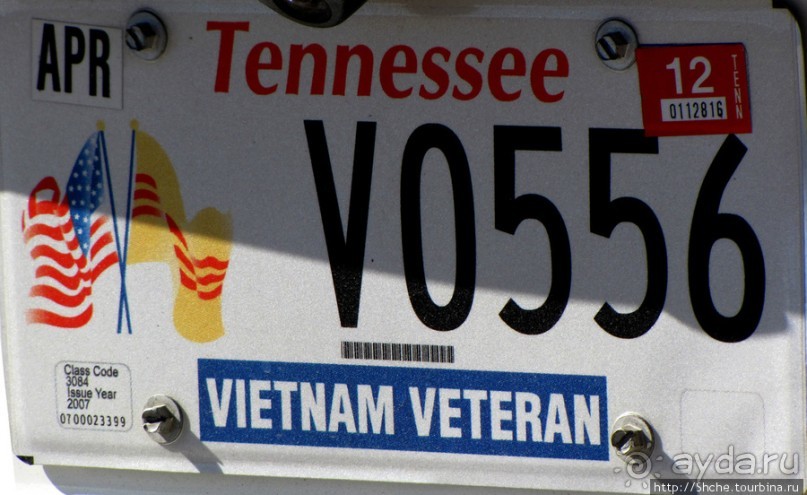 Номерные знаки США — краткая характеристика штата и хозяина