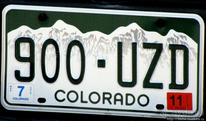 Номерные знаки США — краткая характеристика штата и хозяина